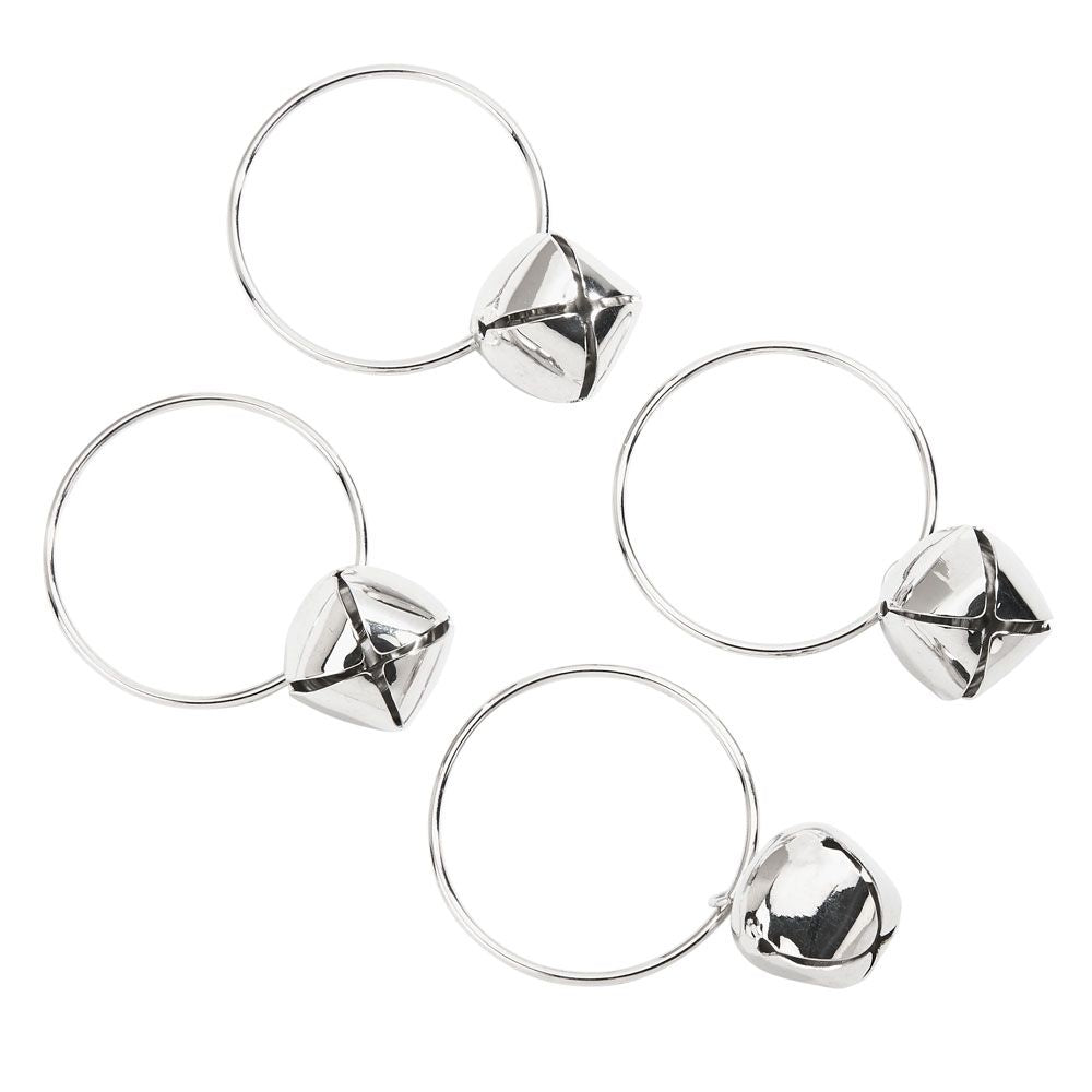 Jingle Bell Napkin Rings, Set Of 4, Np